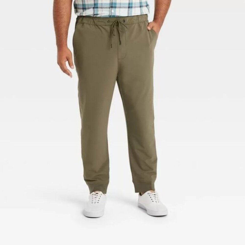 NEW! Men's Big & Tall Tapered Tech Cargo Hiking Jogger Pants - Goodfellow & Co